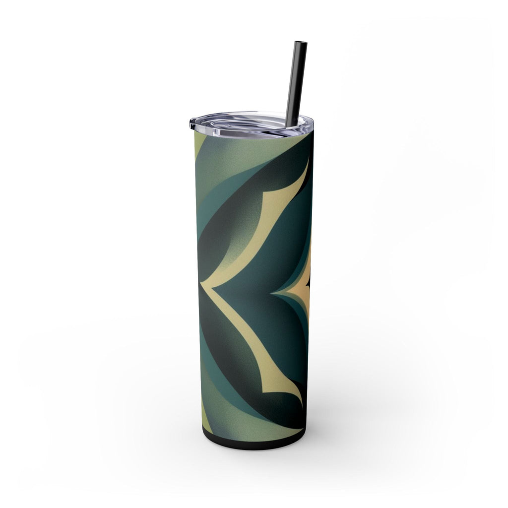 Skinny Tumbler with Straw – 20 oz Stainless Steel Cup