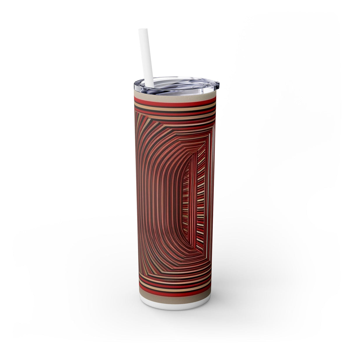 Skinny Tumbler with Straw – 20 oz Stainless Steel Cup