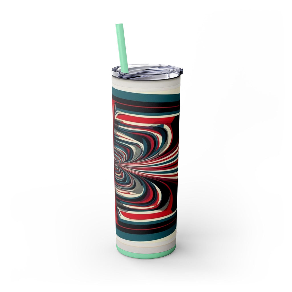 Skinny Tumbler with Straw – 20 oz Stainless Steel Cup
