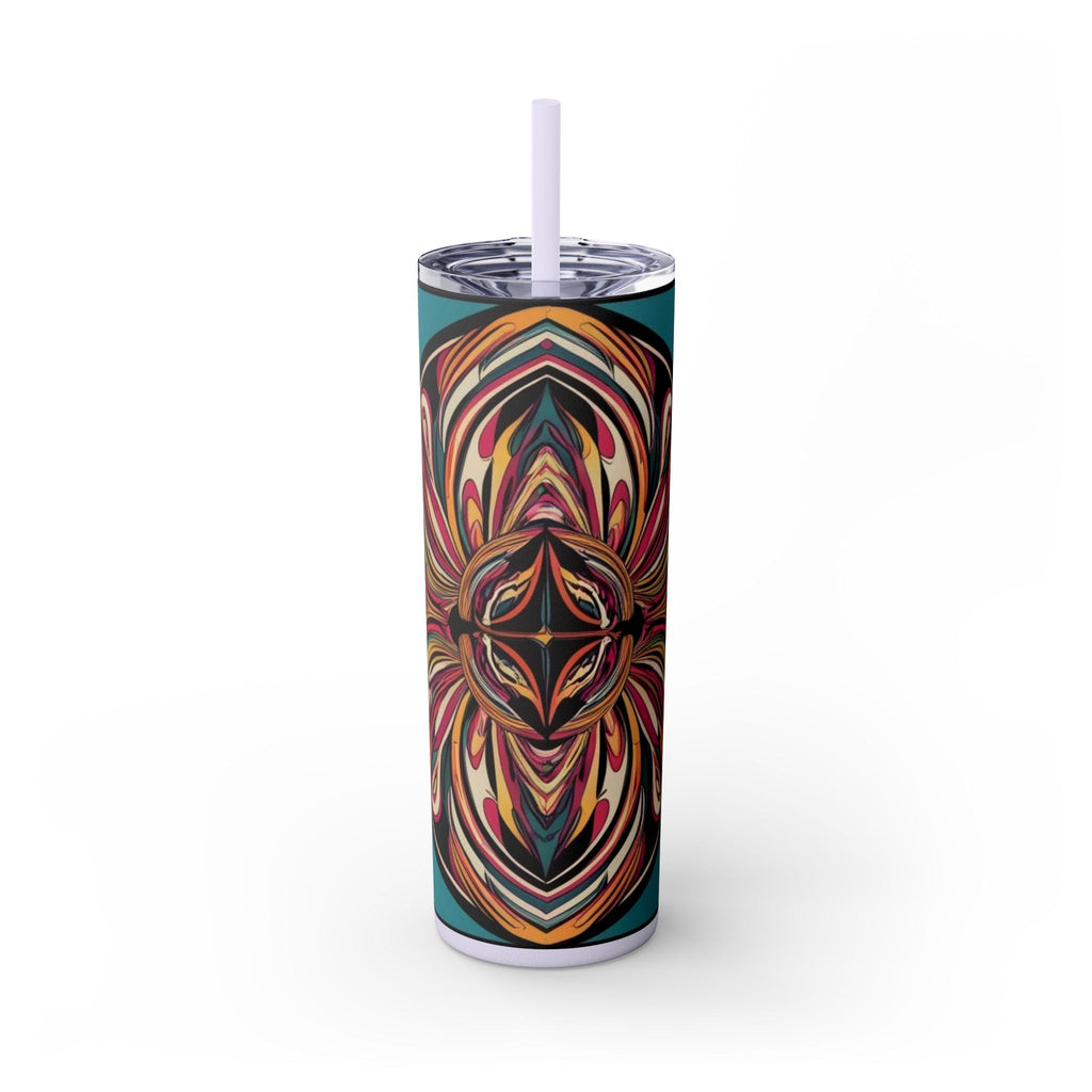 Skinny Tumbler with Straw – 20 oz Stainless Steel Cup