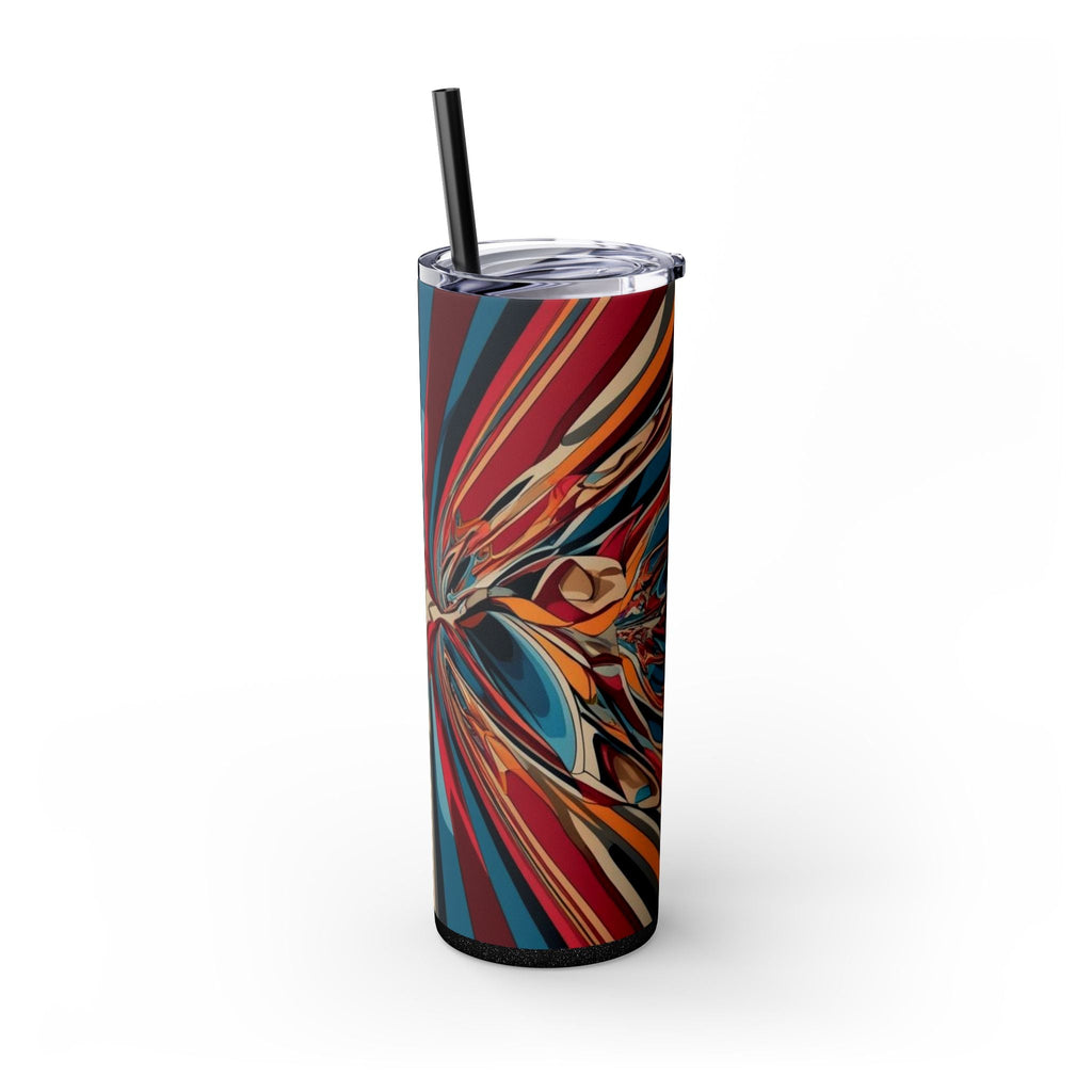 Skinny Tumbler with Straw – 20 oz Stainless Steel Cup