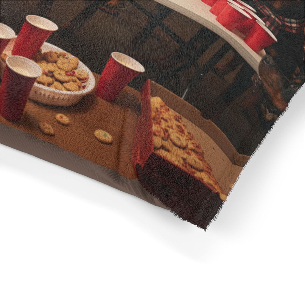 Rottweiler Holiday Party Pet Bed