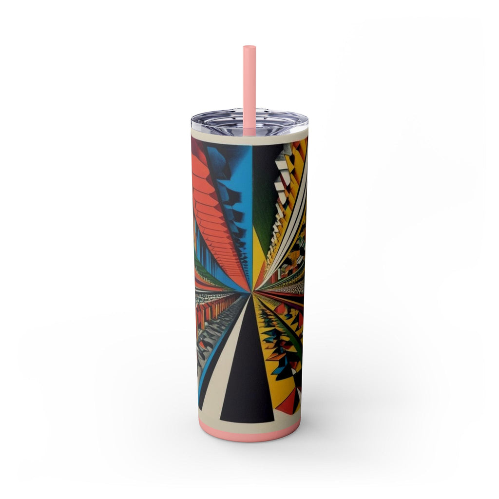 Skinny Tumbler with Straw – 20 oz Stainless Steel Cup