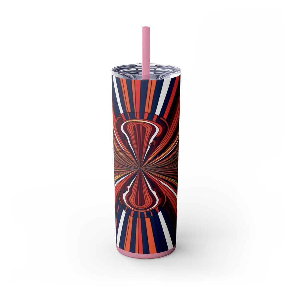 Skinny Tumbler with Straw – 20 oz Stainless Steel Cup