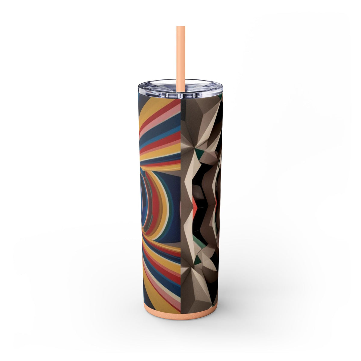 Skinny Tumbler with Straw – 20 oz Stainless Steel Cup