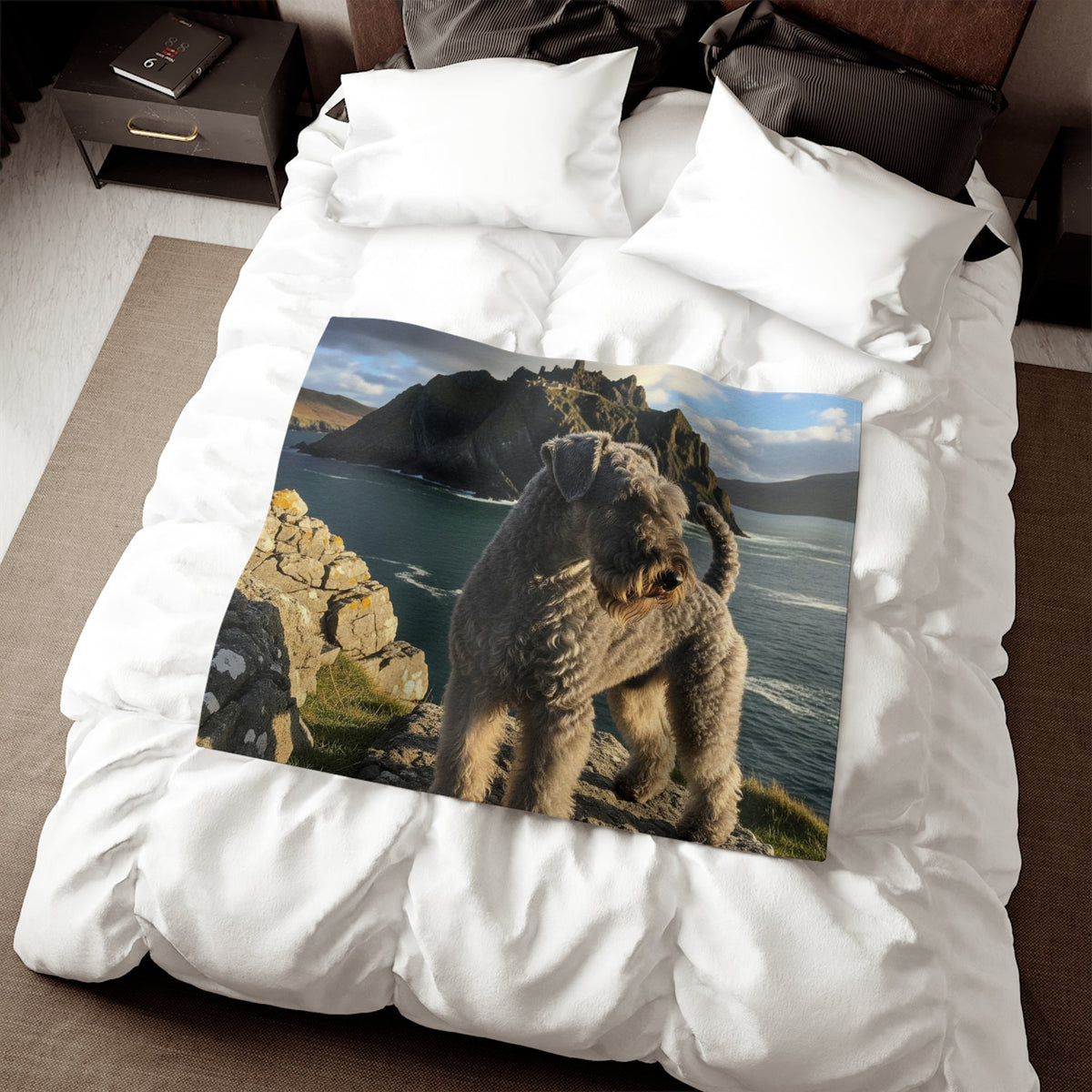 Kerry Blue Terrier Blanket