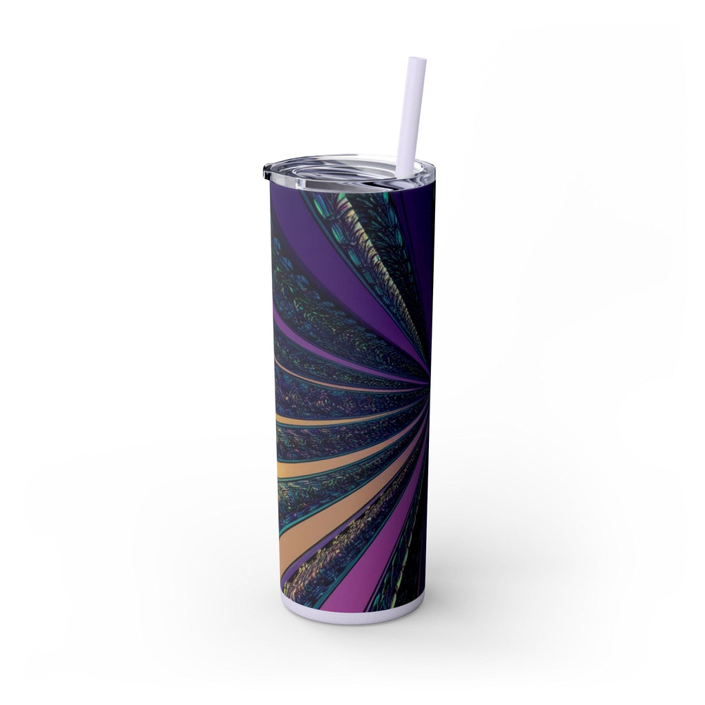 Skinny Tumbler with Straw – 20 oz Stainless Steel Cup