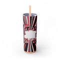 Skinny Tumbler with Straw – 20 oz Stainless Steel Cup