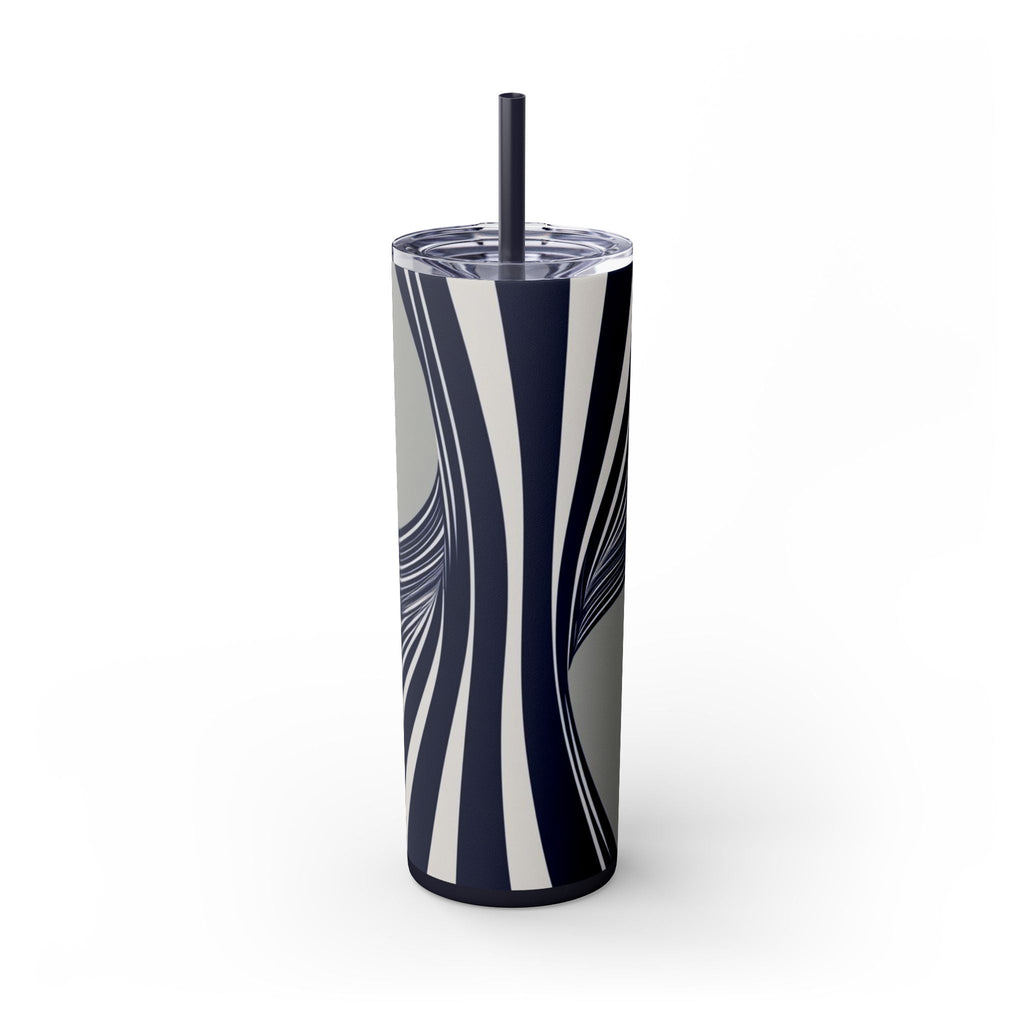 Skinny Tumbler with Straw – 20 oz Stainless Steel Cup