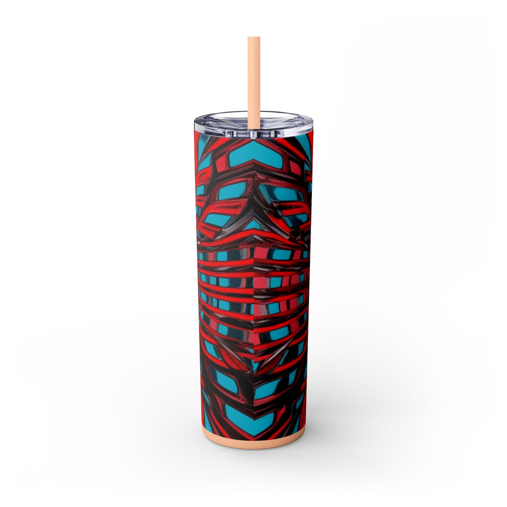 Skinny Tumbler with Straw – 20 oz Stainless Steel Cup
