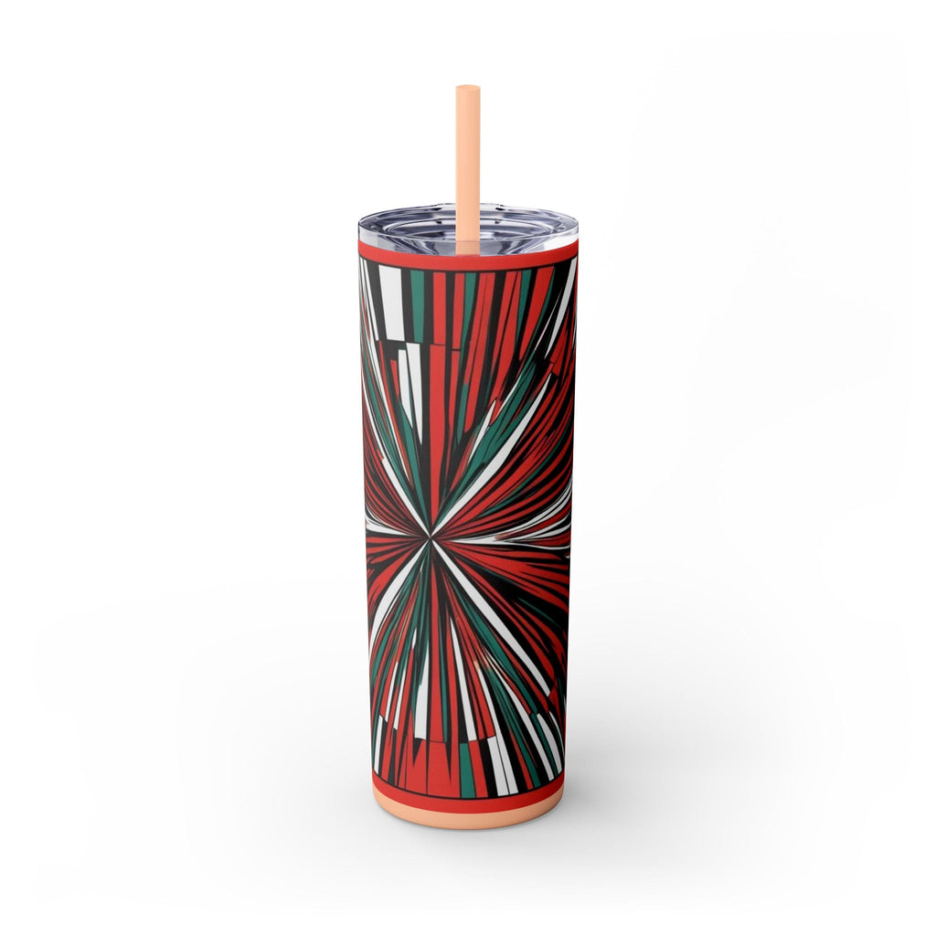 Skinny Tumbler with Straw – 20 oz Stainless Steel Cup