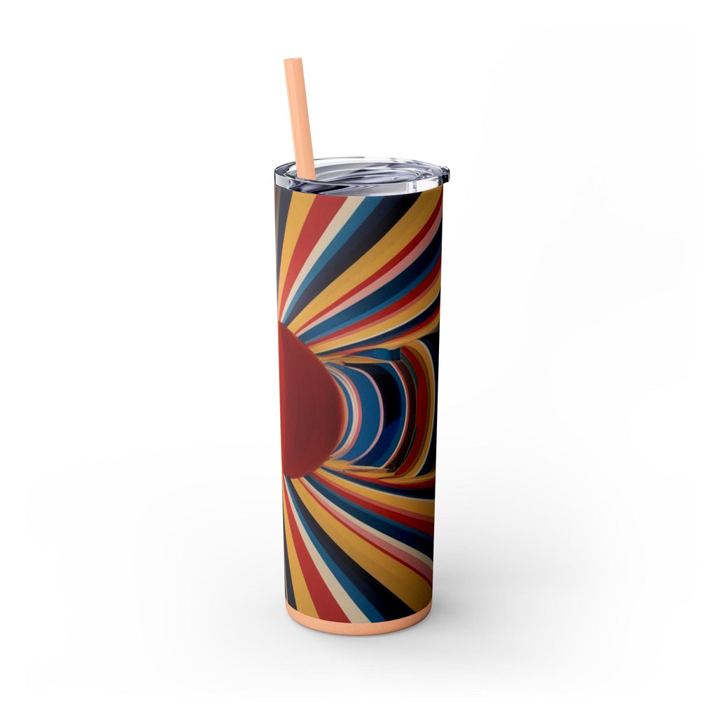 Skinny Tumbler with Straw – 20 oz Stainless Steel Cup