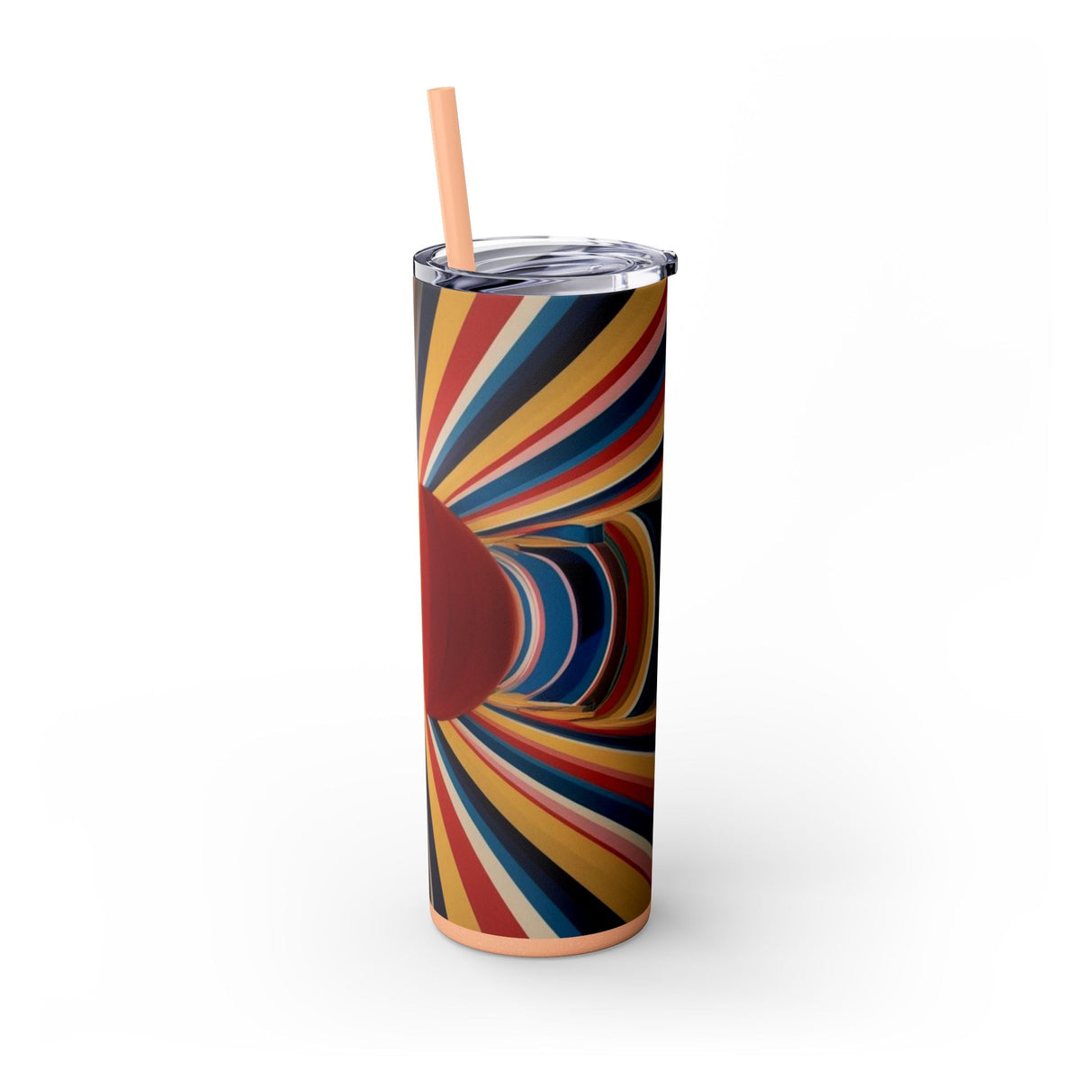 Skinny Tumbler with Straw – 20 oz Stainless Steel Cup