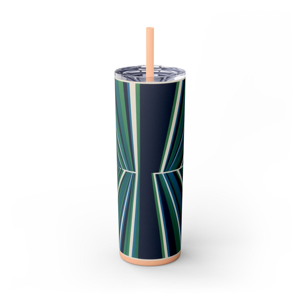 Skinny Tumbler with Straw – 20 oz Stainless Steel Cup