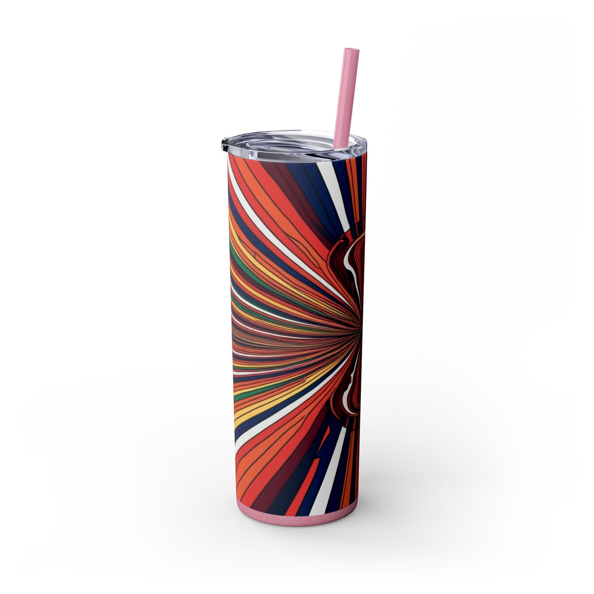 Skinny Tumbler with Straw – 20 oz Stainless Steel Cup