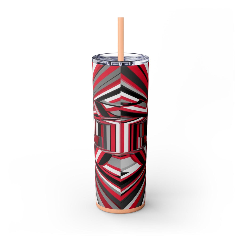 Skinny Tumbler with Straw – 20 oz Stainless Steel Cup
