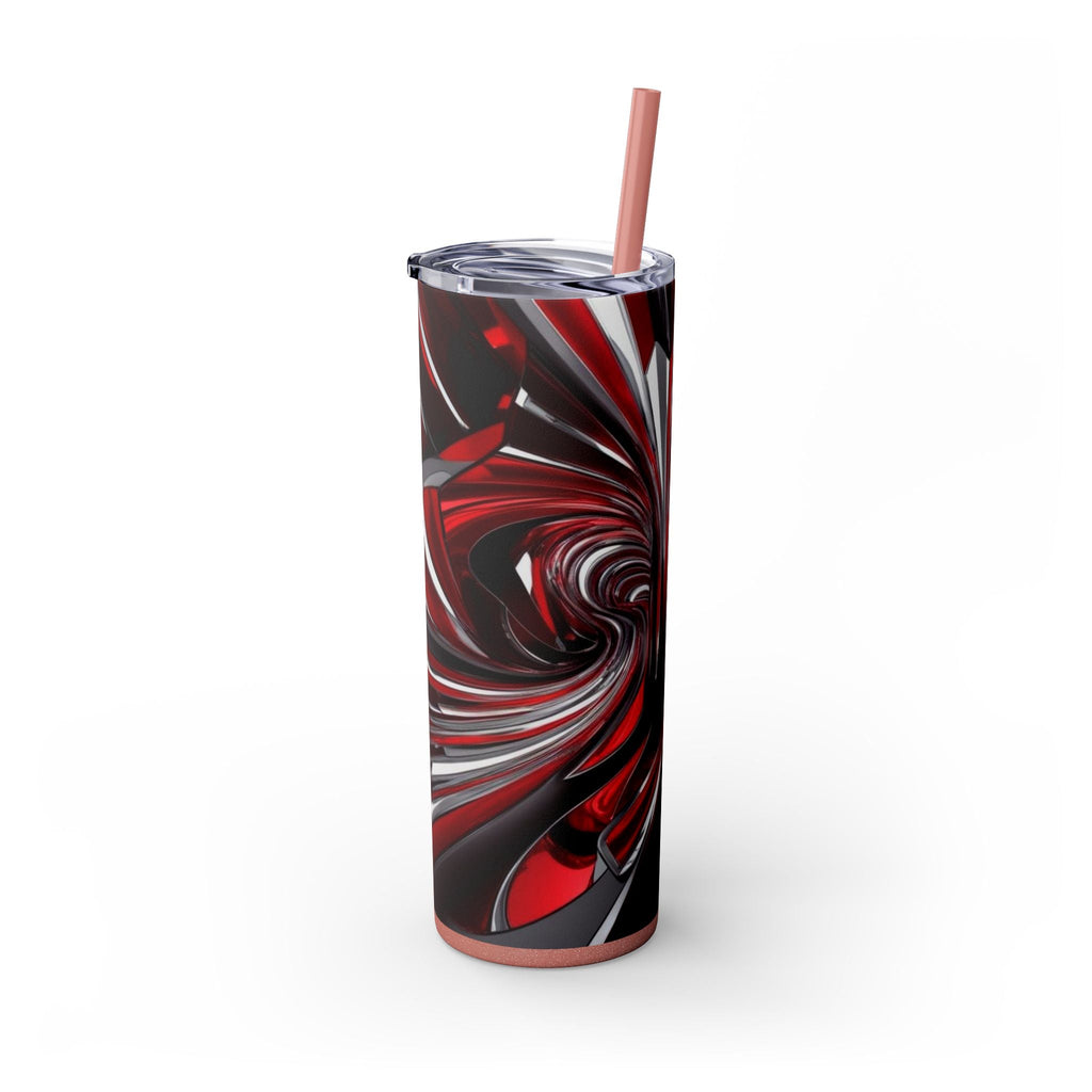 Skinny Tumbler with Straw – 20 oz Stainless Steel Cup