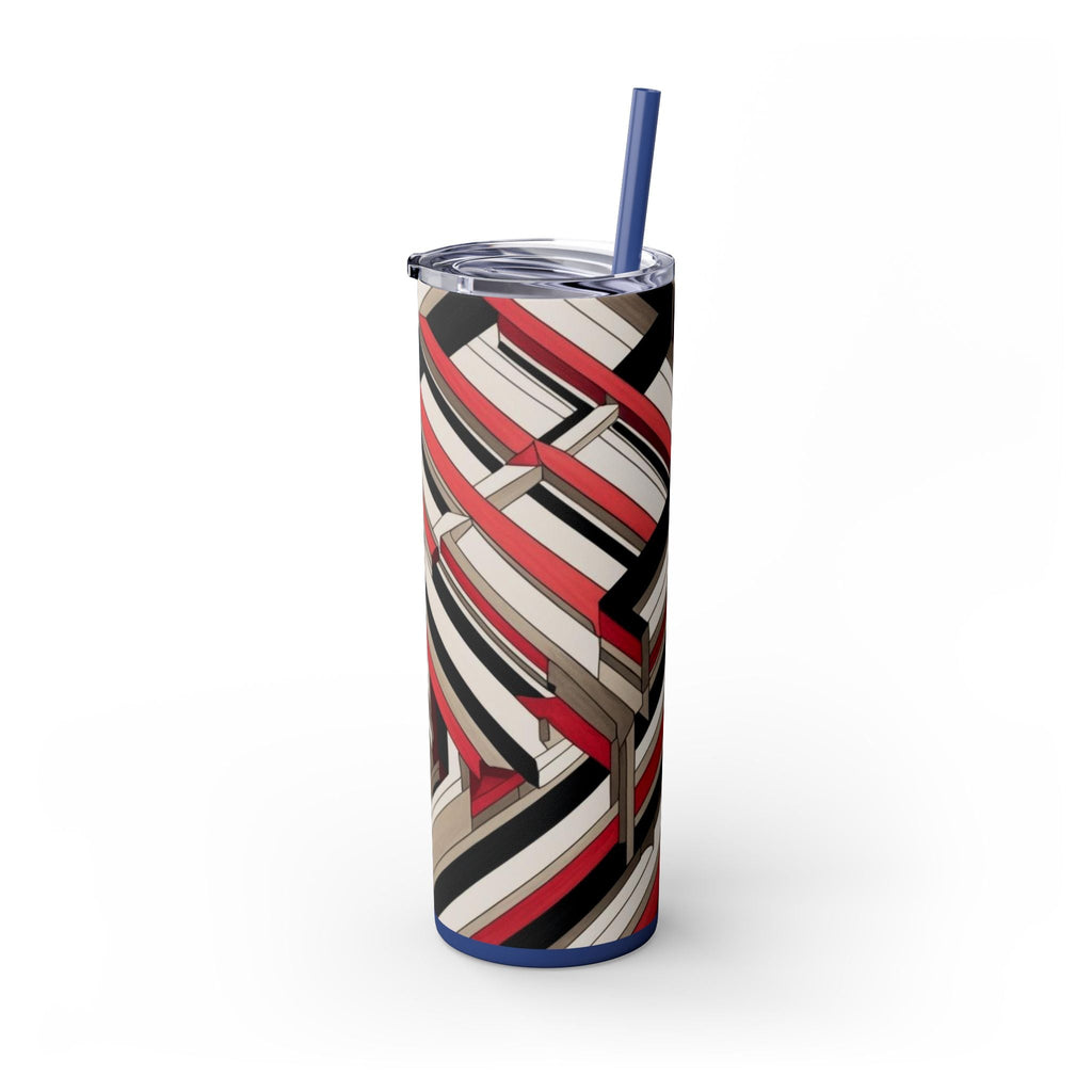 Skinny Tumbler with Straw – 20 oz Stainless Steel Cup