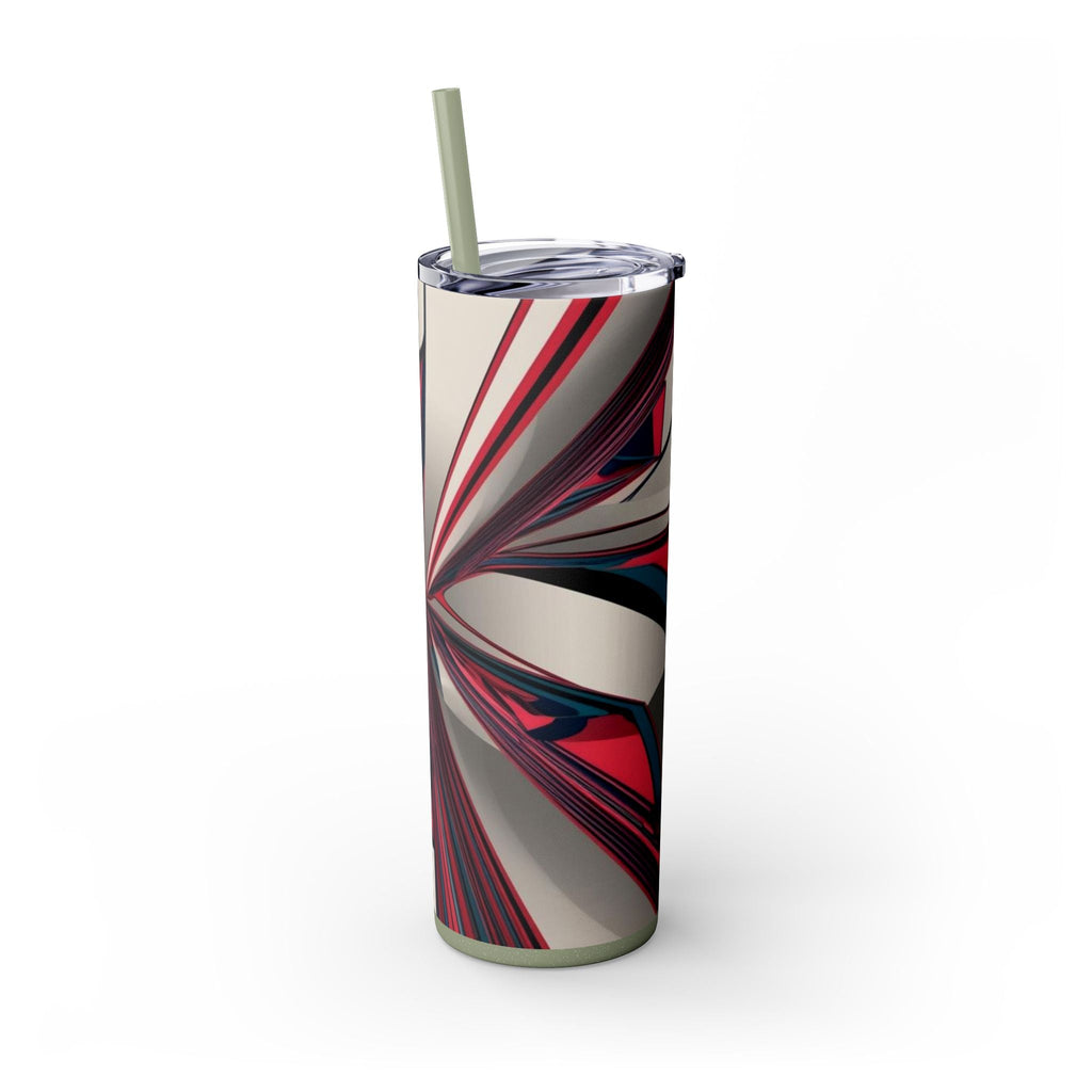 Skinny Tumbler with Straw – 20 oz Stainless Steel Cup