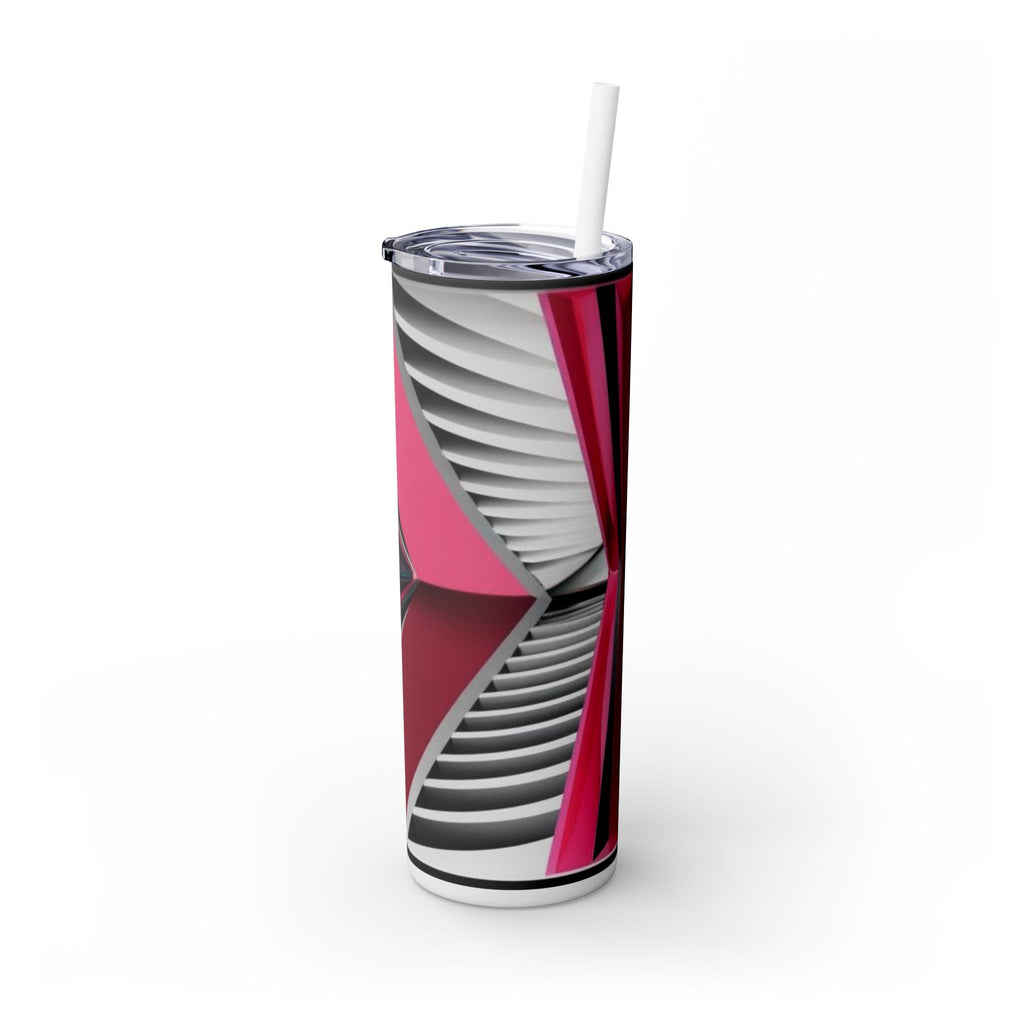 Skinny Tumbler with Straw – 20 oz Stainless Steel Cup