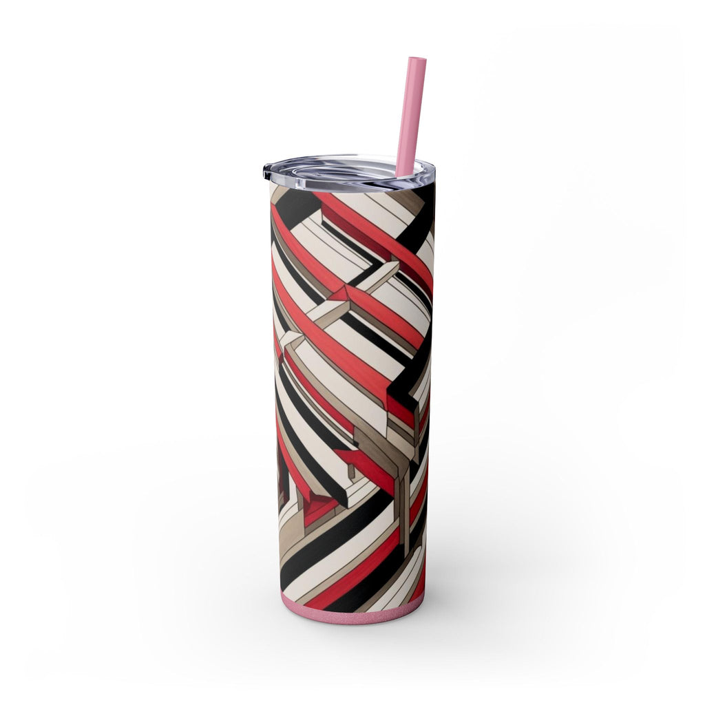 Skinny Tumbler with Straw – 20 oz Stainless Steel Cup