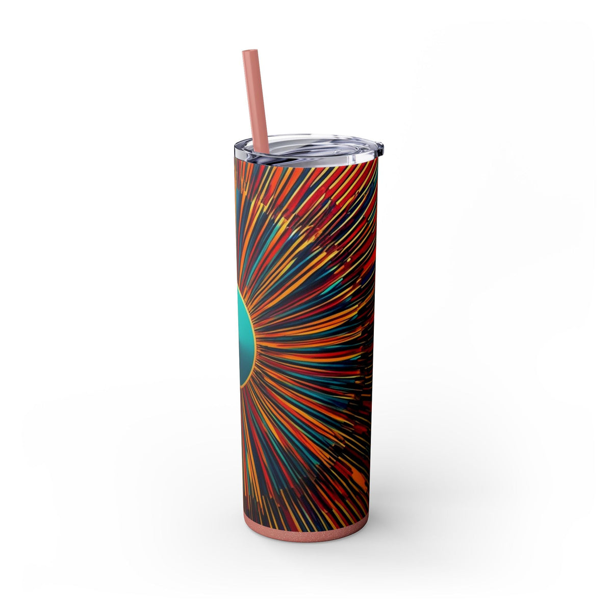 Skinny Tumbler with Straw – 20 oz Stainless Steel Cup