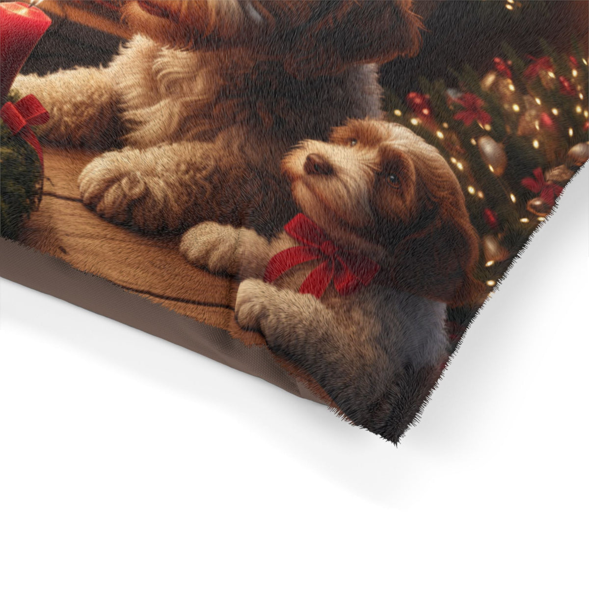 Lagotto Romagnolos Lighting an Advent Candle Pet Bed