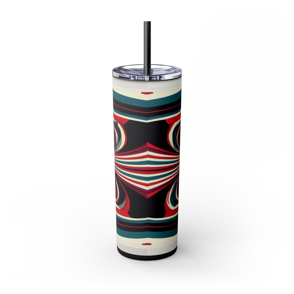 Skinny Tumbler with Straw – 20 oz Stainless Steel Cup