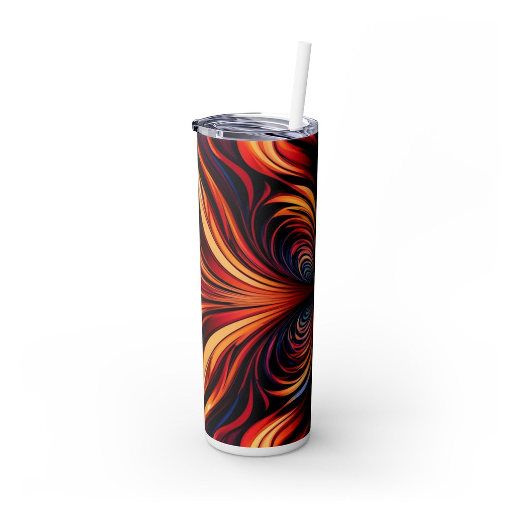 Skinny Tumbler with Straw – 20 oz Stainless Steel Cup
