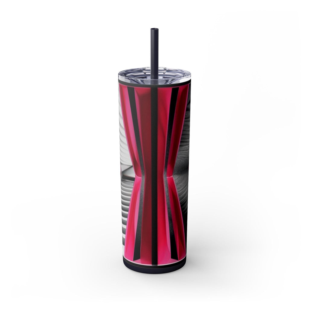 Skinny Tumbler with Straw – 20 oz Stainless Steel Cup