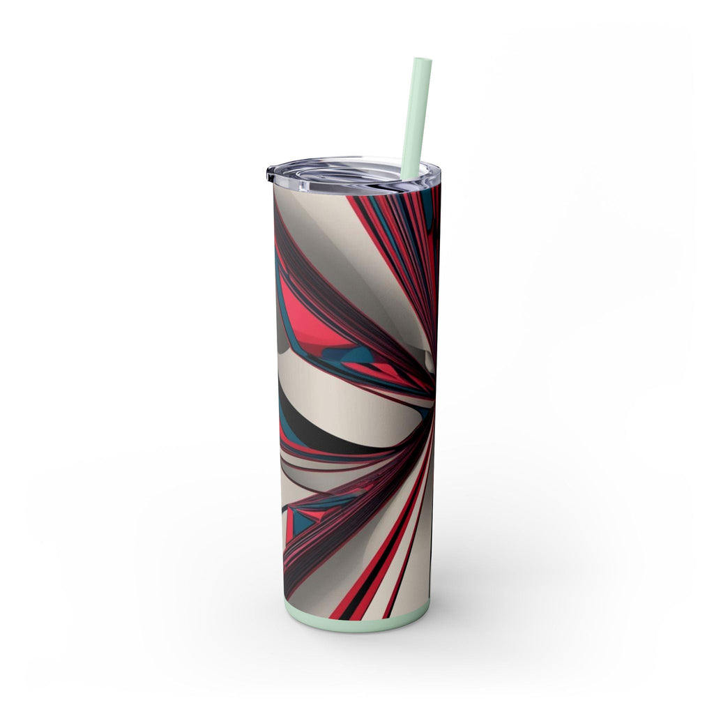 Skinny Tumbler with Straw – 20 oz Stainless Steel Cup
