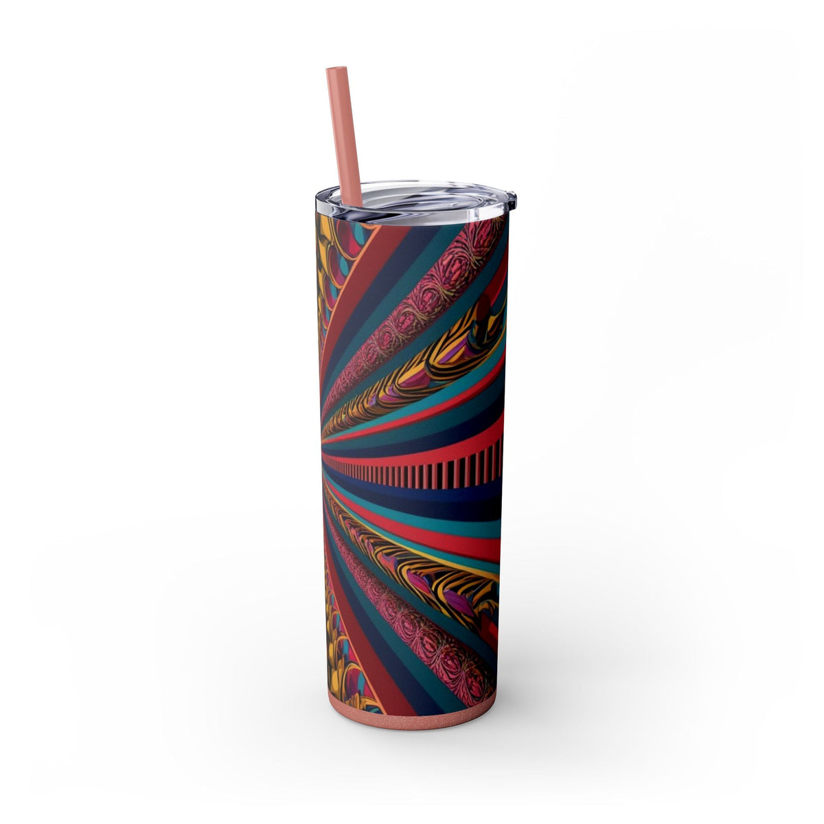 Skinny Tumbler with Straw – 20 oz Stainless Steel Cup