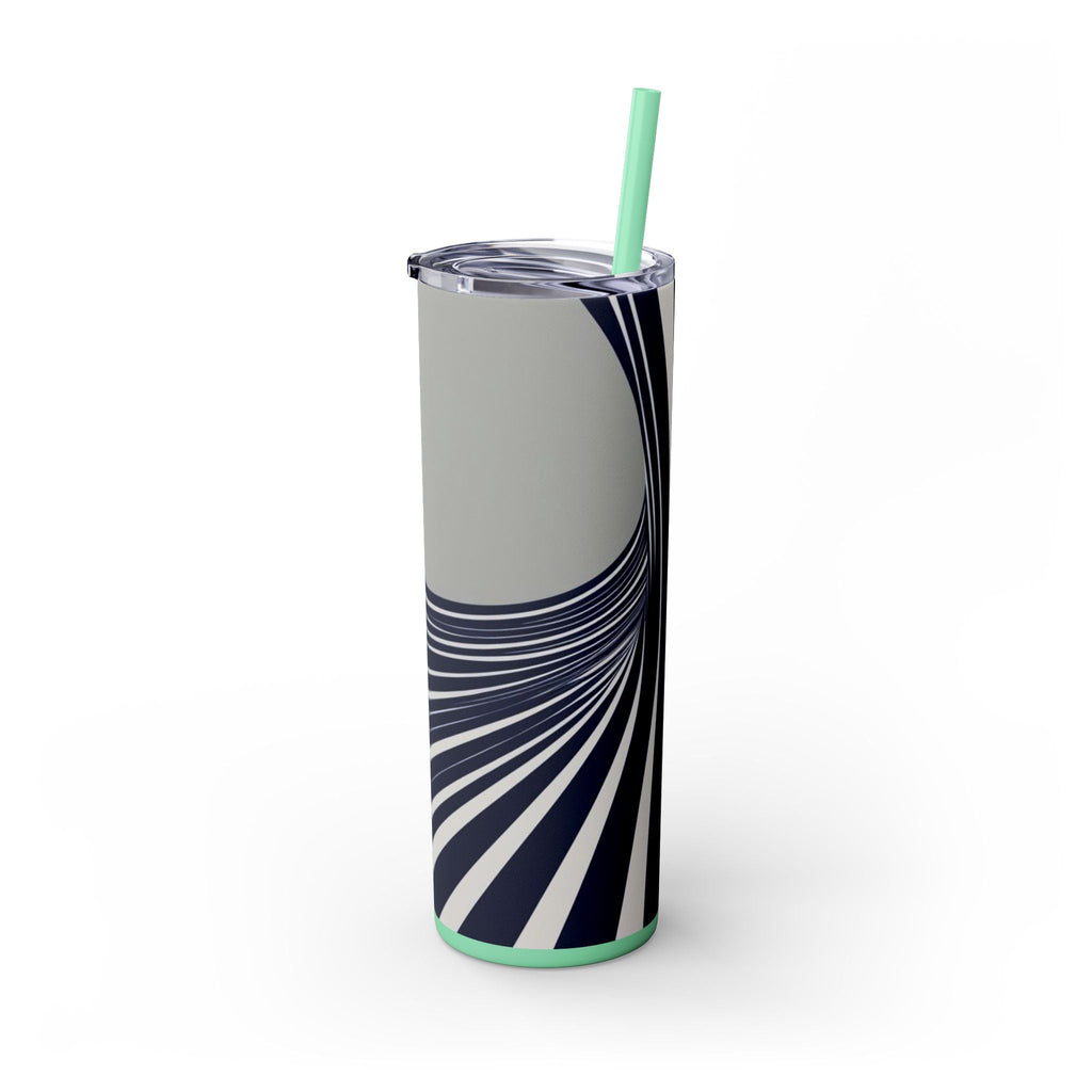 Skinny Tumbler with Straw – 20 oz Stainless Steel Cup