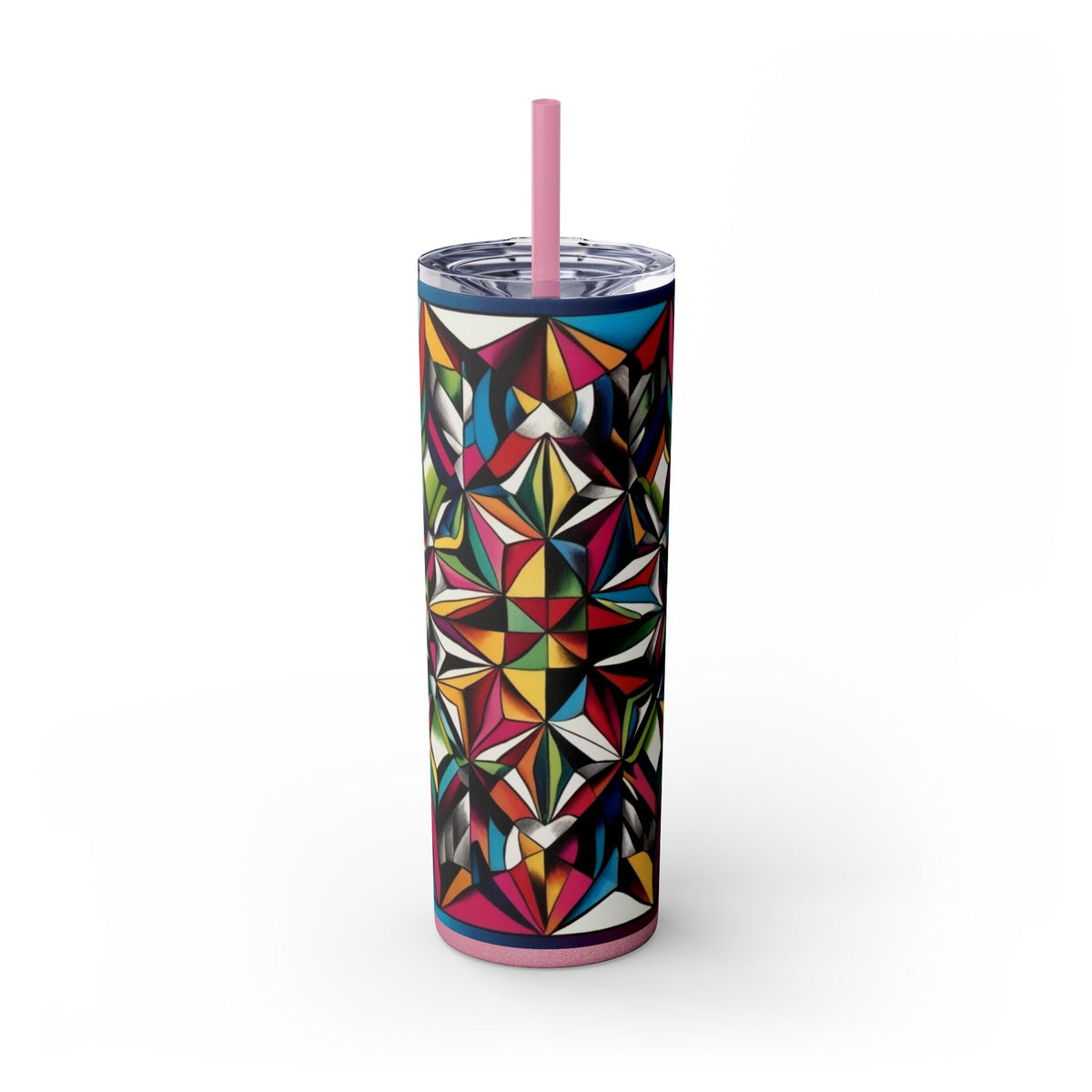 Skinny Tumbler with Straw – 20 oz Stainless Steel Cup