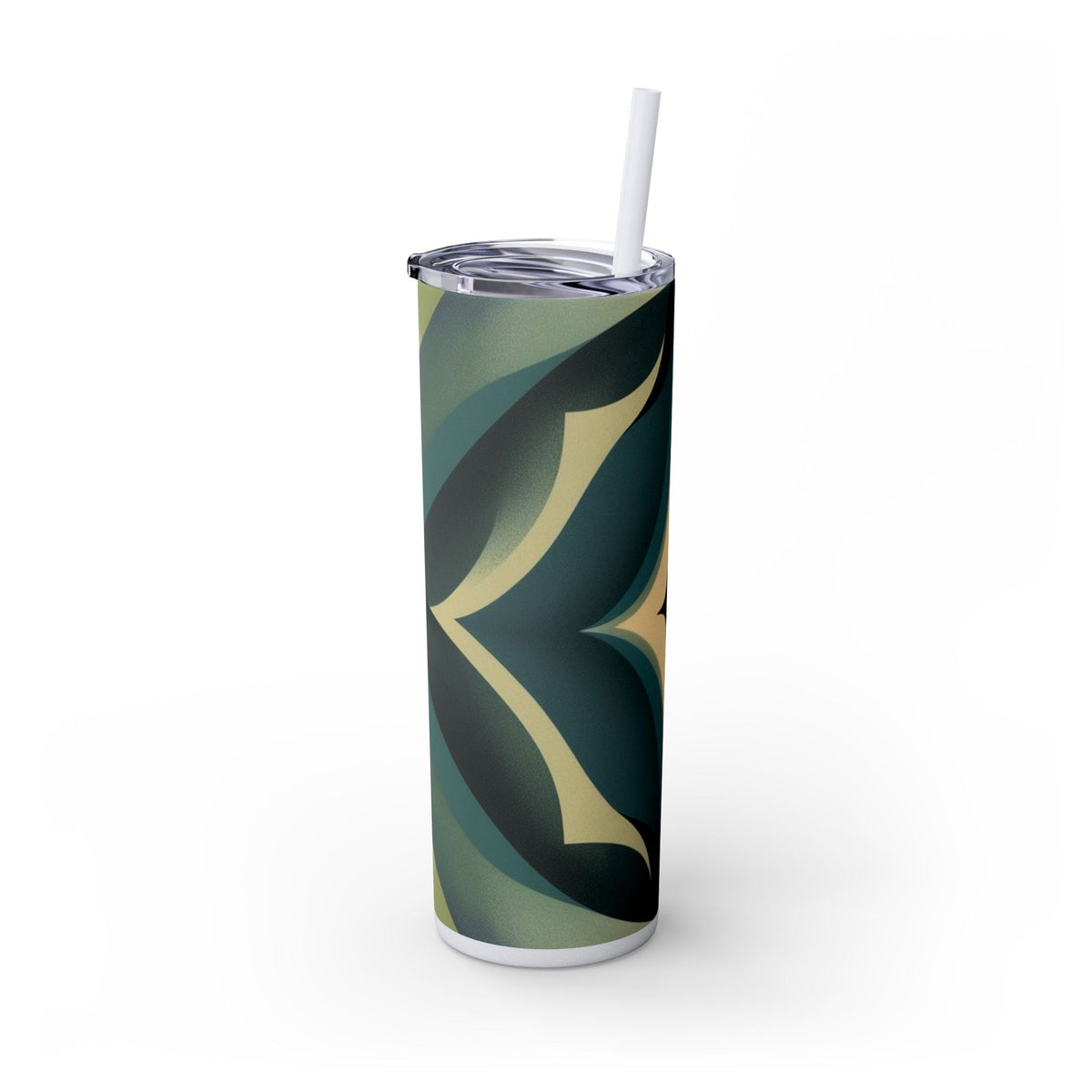 Skinny Tumbler with Straw – 20 oz Stainless Steel Cup