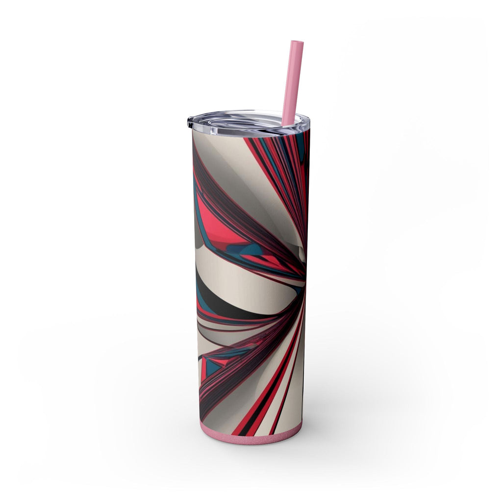 Skinny Tumbler with Straw – 20 oz Stainless Steel Cup