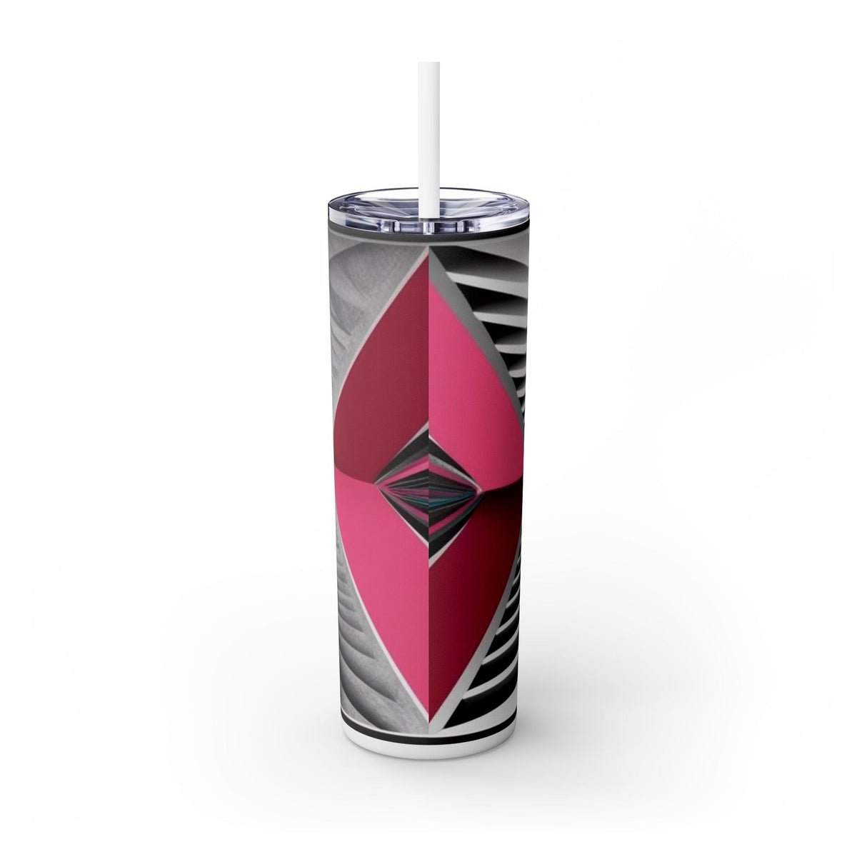 Skinny Tumbler with Straw – 20 oz Stainless Steel Cup