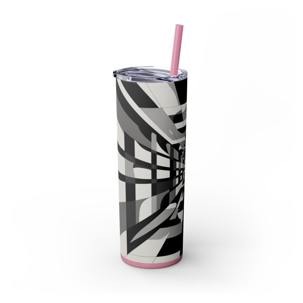 Skinny Tumbler with Straw – 20 oz Stainless Steel Cup