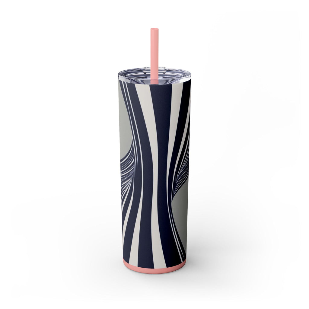 Skinny Tumbler with Straw – 20 oz Stainless Steel Cup