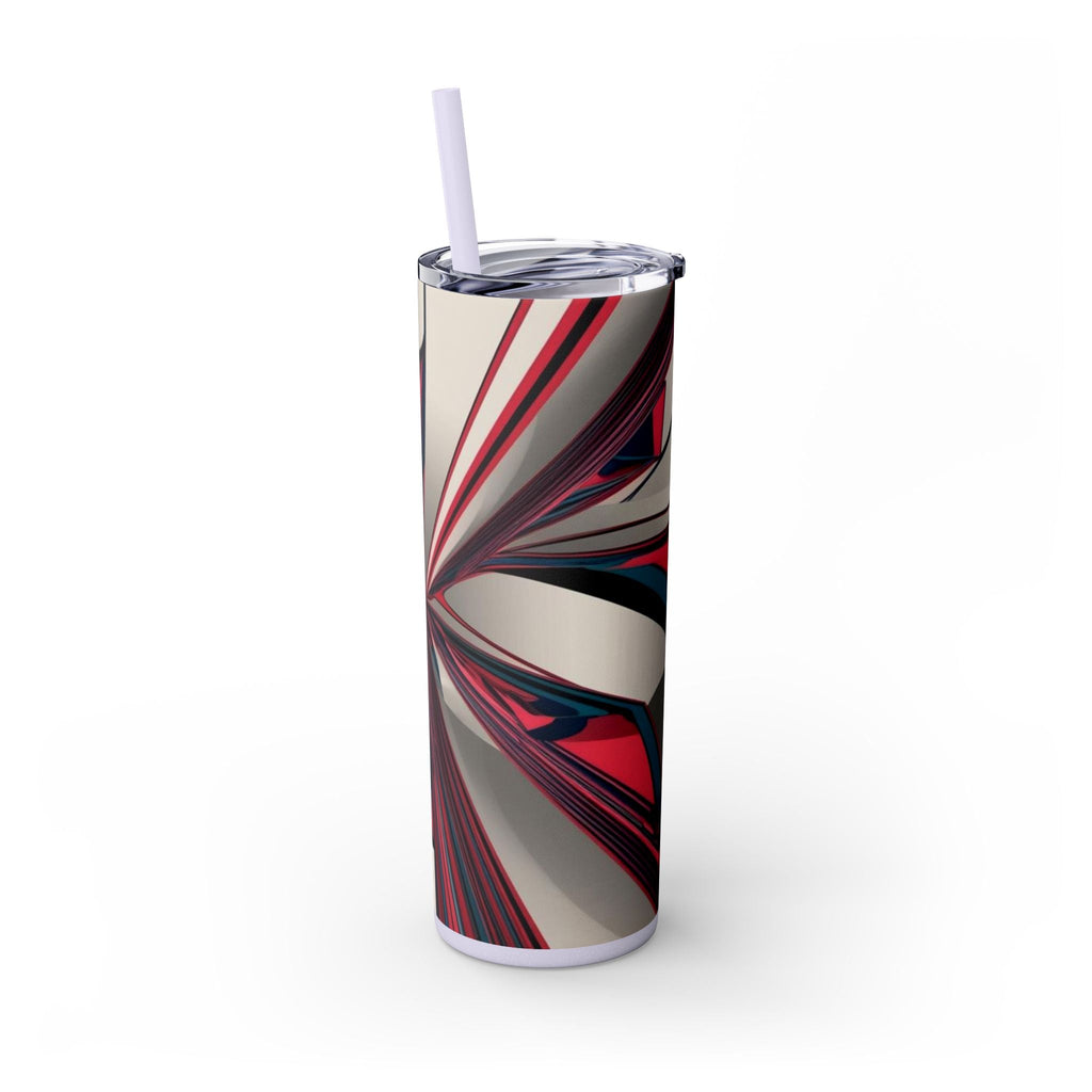 Skinny Tumbler with Straw – 20 oz Stainless Steel Cup