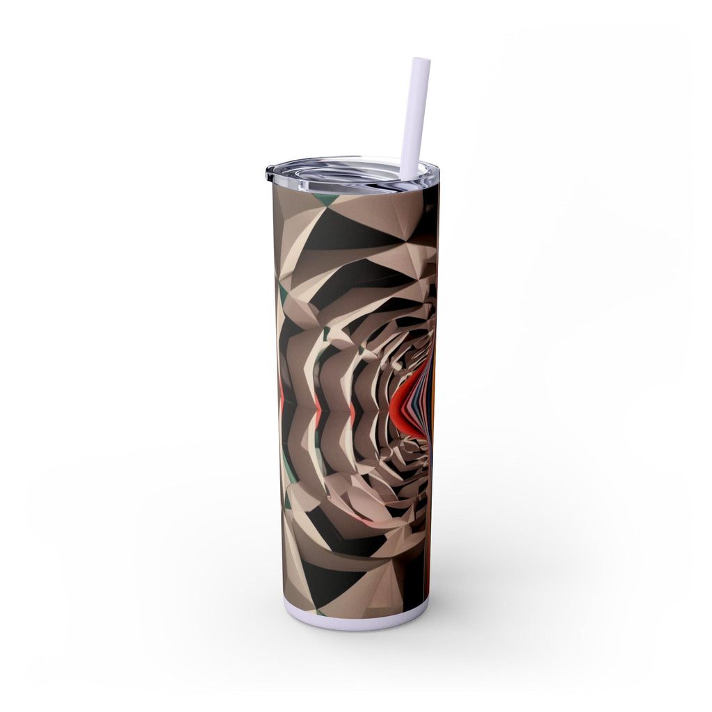 Skinny Tumbler with Straw – 20 oz Stainless Steel Cup