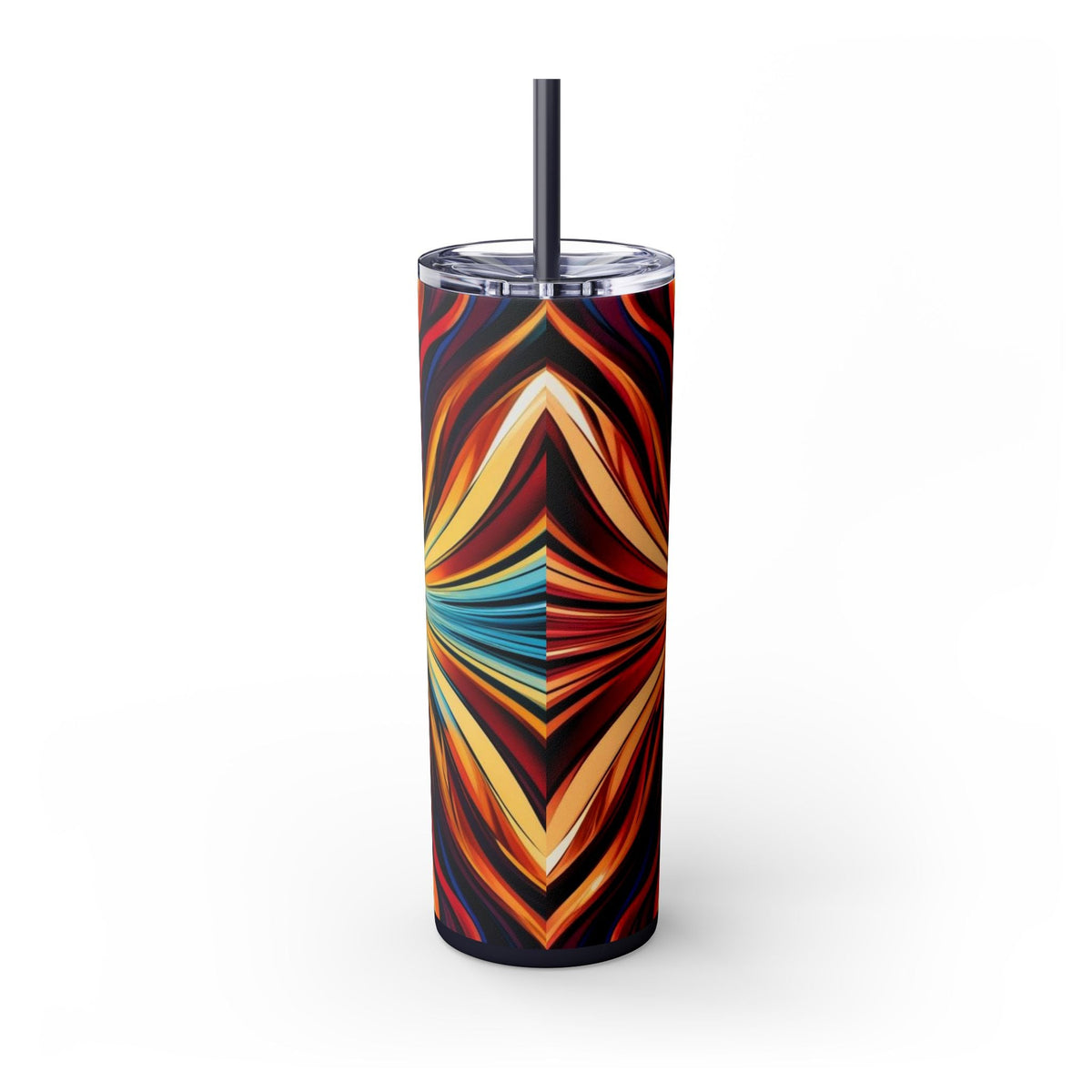 Skinny Tumbler with Straw – 20 oz Stainless Steel Cup
