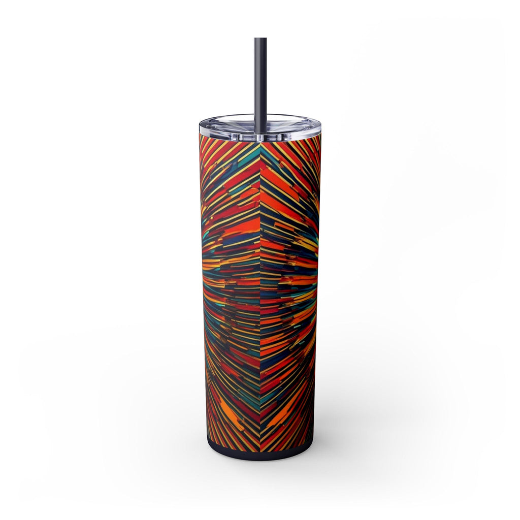 Skinny Tumbler with Straw – 20 oz Stainless Steel Cup