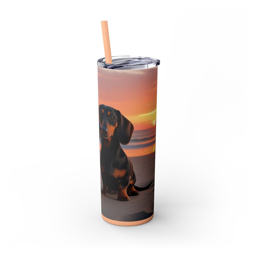 Skinny Tumbler with Straw – 20 oz Stainless Steel Cup