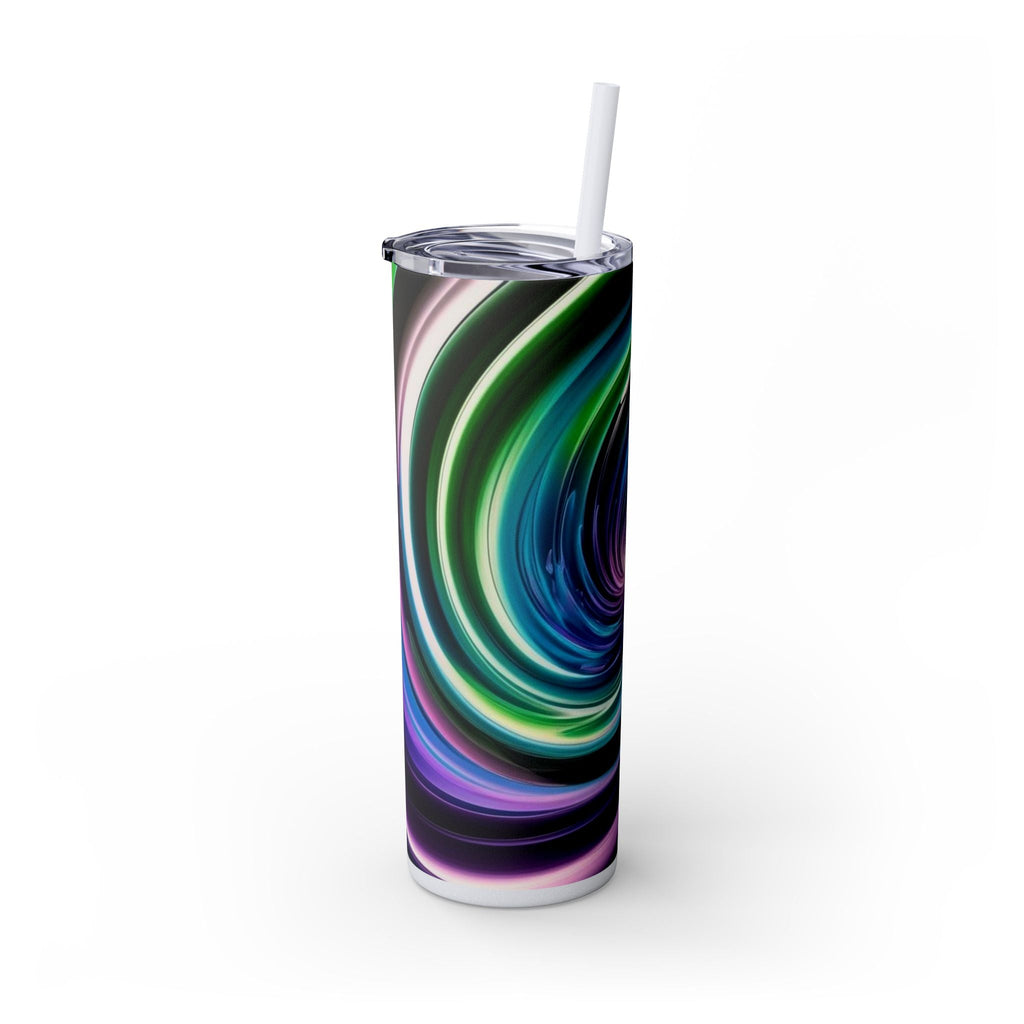 Skinny Tumbler with Straw – 20 oz Stainless Steel Cup