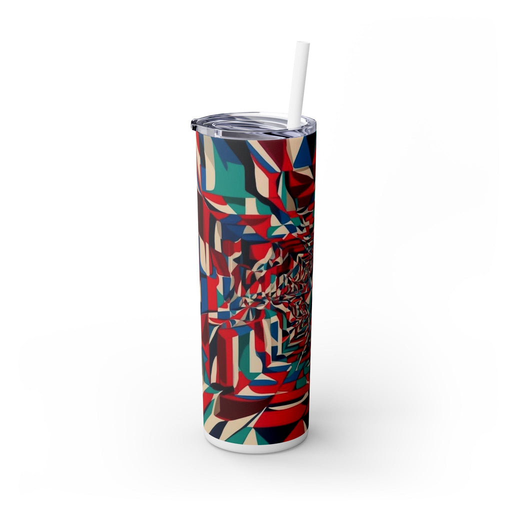 Skinny Tumbler with Straw – 20 oz Stainless Steel Cup