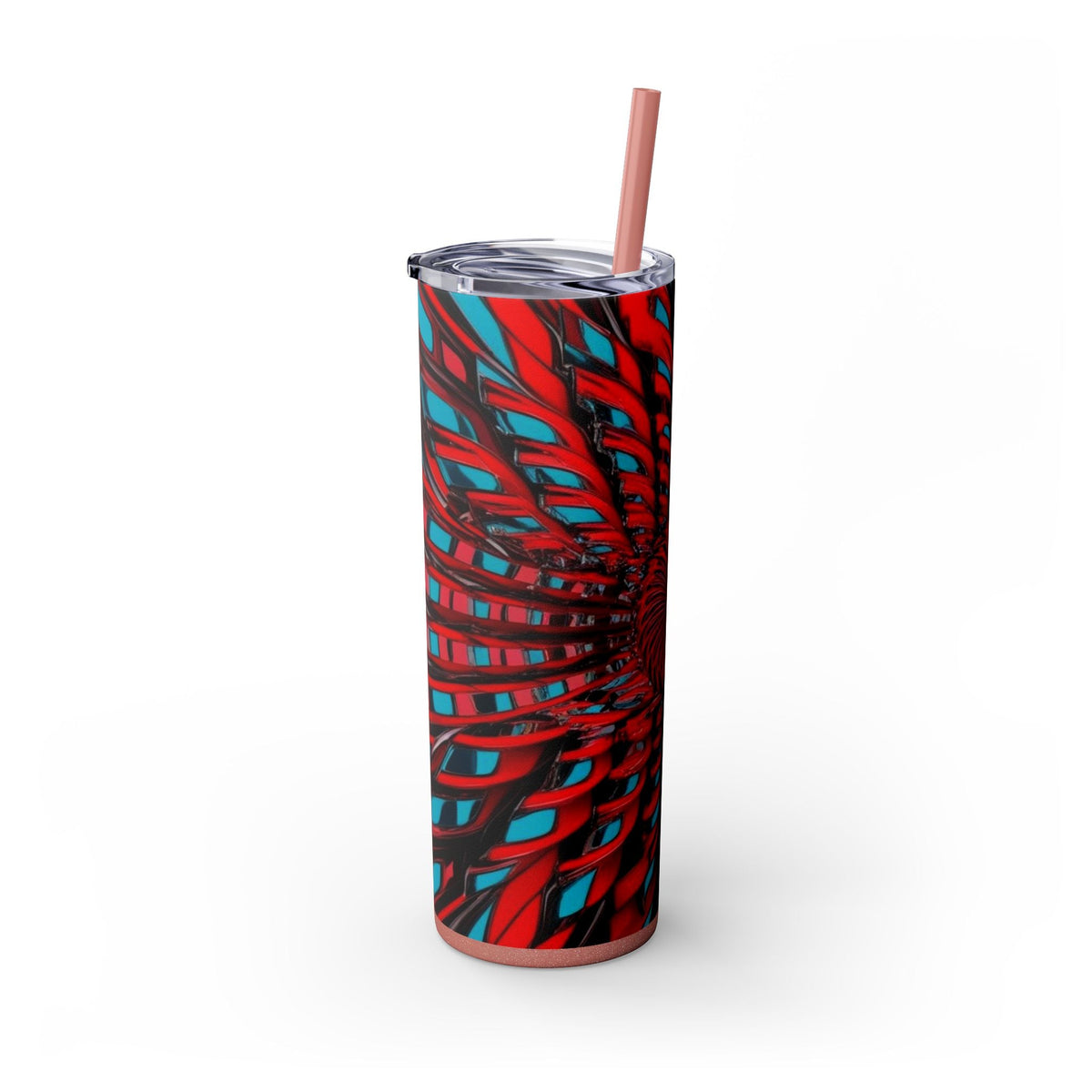 Skinny Tumbler with Straw – 20 oz Stainless Steel Cup