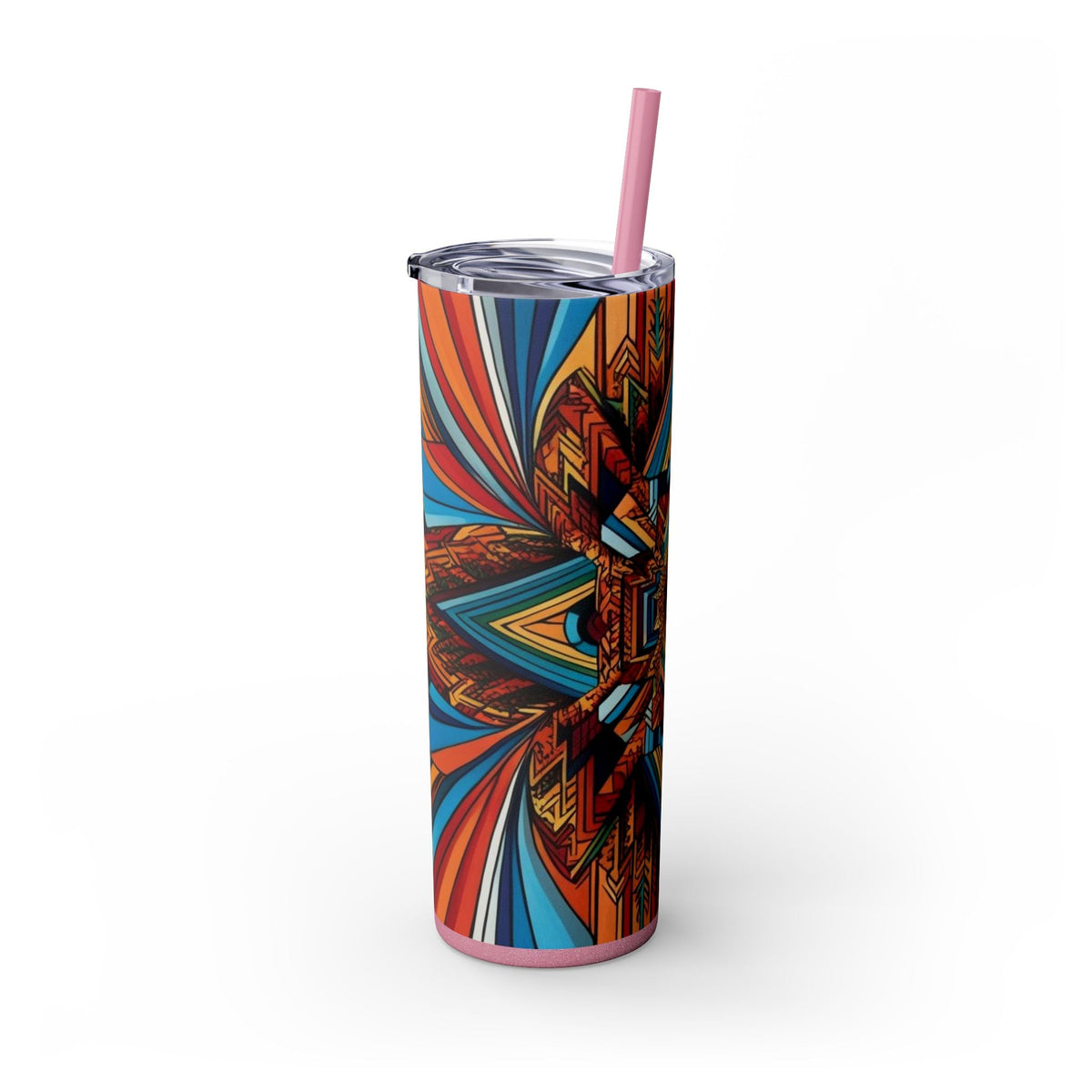 Skinny Tumbler with Straw – 20 oz Stainless Steel Cup