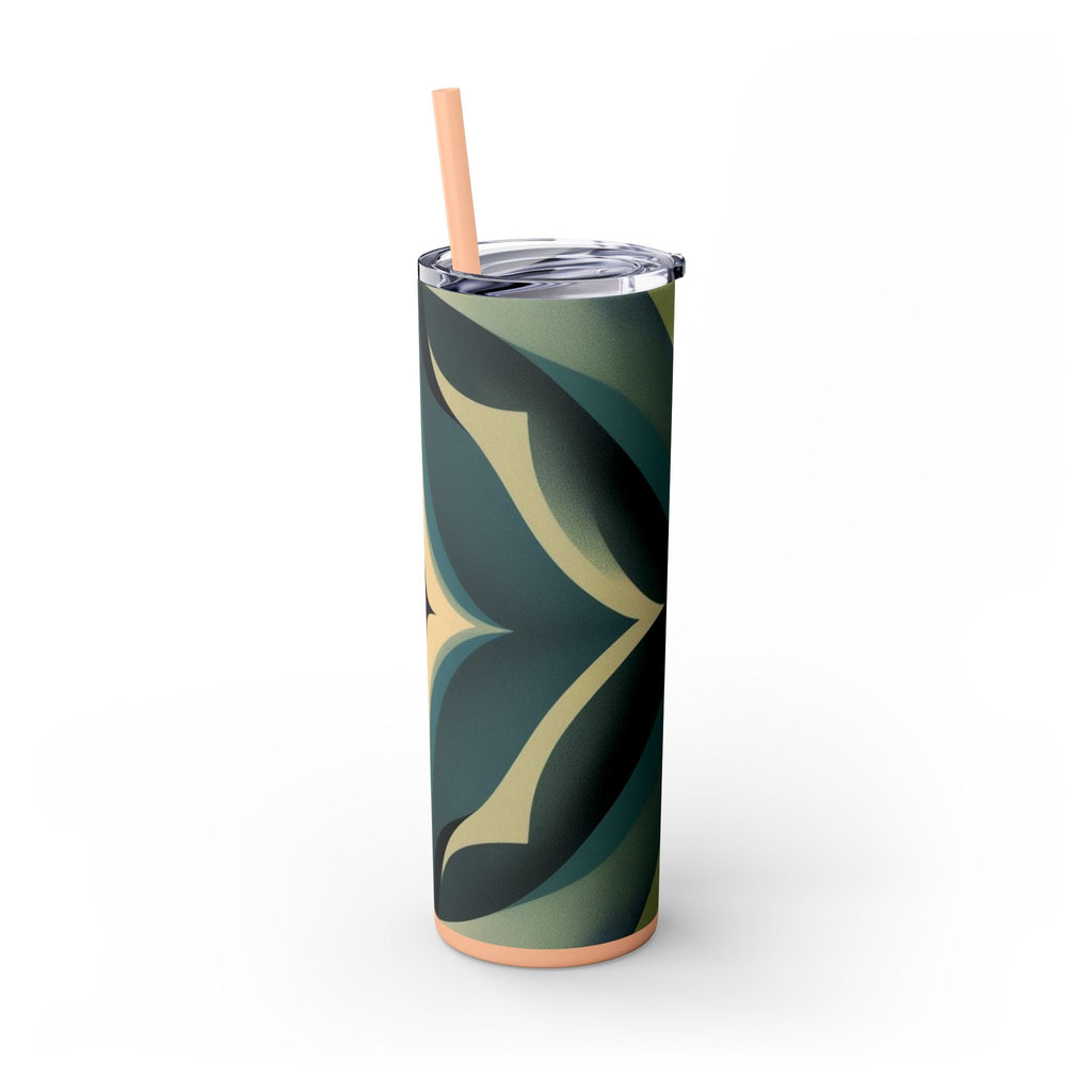 Skinny Tumbler with Straw – 20 oz Stainless Steel Cup