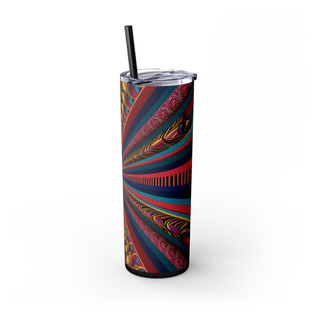 Skinny Tumbler with Straw – 20 oz Stainless Steel Cup